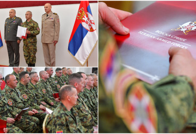 ВЕЛИКИ ДАН ЗА ВОЈСКУ СРБИЈЕ Професионалним војницима уручени уговори НА НЕОДРЕЂЕНО ВРЕМЕ