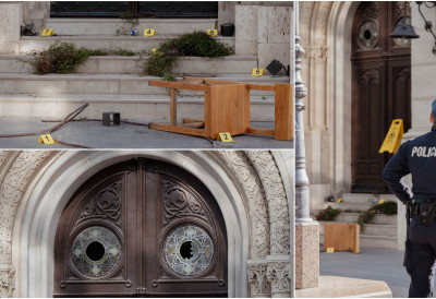 (ФОТО) ОВАКО ЈЕ ВАНДАЛИЗОВАНА САБОРНА ЦРКВА У ЗАГРЕБУ: Епархија загребачко-љубљанска СПЦ осудила инцидент и позвала на одговорност