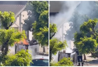 (ВИДЕО) ДИМ И ВАТРА У КОСОВСКОЈ УЛИЦИ Екипе ватрогасаца хитно интервенисале на лицу места