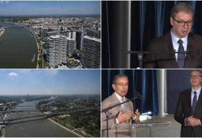 VUČIĆ NA OTVARANjU VIDIKOVCA NA KULI BEOGRAD: „Ovo je napravljeno za sve građane“