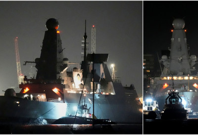 ИМАЈУ ТЕХНИЧКЕ ПРОБЛЕМЕ Британски разарач ХМС Драгон привремено на ремонту