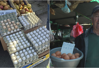 НА ЧАЧАНСКОЈ ПИЈАЦИ ЈАЈА ОД 10 ДО 40 ДИНАРА Потражња већа него икада, све разграбљено