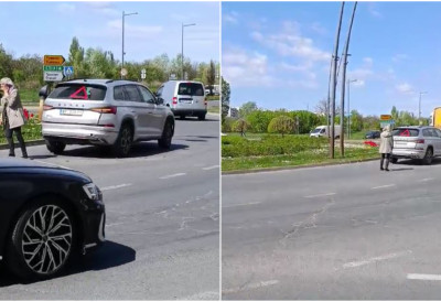(ВИДЕО) САОБРАЋАЈНИ КОЛАПС НА ДЕТЕЛИНАРИ Судар код кружног тока, формиране колоне – један учесник побегао