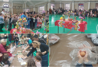 УСКРШЊЕ РАДОСТИ У ОСНОВНОЈ ШКОЛИ СРЕМСКИМ КАРЛОВЦИМА Деца ухватила залет за предстојеће васкршње празнике