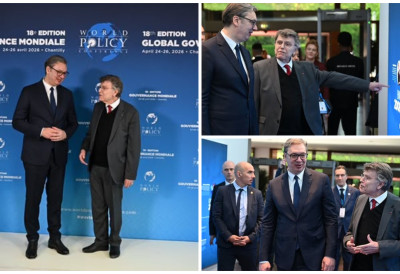 (ФОТО) Важан састанак у Паризу! ПРЕДСЕДНИК ВУЧИЋ СЕ ОГЛАСИО НАКОН РАЗГОВОРА СА МОНБРИЈАЛОМ „Мале земље морају да буду саслушане“