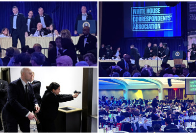 (ФОТО, ВИДЕО) Драматичне сцене из  Вашингтона! ТРАМП И МЕЛАНИЈА ХИТНО ИЗВУЧЕНИ, ПУЦЊАВА У ХОТЕЛУ! Обезбеђење муњевито реаговало, агент рањен, СНИМЦИ ОТКРИВАЈУ ХАОС