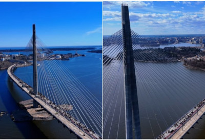 (ВИДЕО) ДА ЛИ ЈЕ ОВО НАЈДУЖИ ПЕШАЧКИ МОСТ НА СВЕТУ Прелеп 1.191 метар спојио два дела Хелсинкија