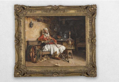 Чувена слика откупљена на аукцији РЕМЕК-ДЕЛО ПАЈЕ ЈОВАНОВИЋА СЕ ВРАЋА У СРБИЈУ „Стражар који се одмара“ постаје део националног културног блага