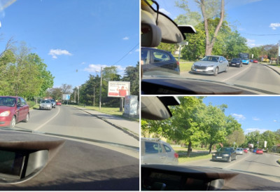 (ФОТО, ВИДЕО) Колоне возила миле из правца Петроварадина! УДЕС НА ВАРАДИНСКОМ МОСТУ