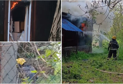 (ВИДЕО) Има страдалих! СТРАВИЧАН ПОЖАР У БЛИЗИНИ ПЛАВОГ МОСТА Запалила се барака Геолошког института у Београду