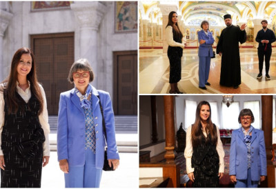 Прва дама Србије провела дан са супругом швајцарског председника ТАМАРА ВУЧИЋ У НИКАД ОРИГИНАЛНИЈЕМ ИЗДАЊУ Један ДЕТАЉ сваки стајлинг чини гламурознијим (ФОТО)