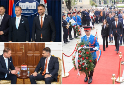 „У овом граду великог срца се увек осећам као код куће“ ГРАДОНАЧЕЛНИК МИЋИН  ПОЛОЖИО ВЕНАЦ ПОГИНУЛИМ БОРЦИМА ВОЈСКЕ РС Делегација Новог Сада на обележавању Дана града Бања Луке