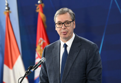 ПРЕДСЕДНИК СРБИЈЕ АЛЕКСАНДАР ВУЧИЋ ЧЕСТИТАО ДАН ВОЈСКЕ СРБИЈЕ: „Снажан и поуздан стуб сигурности и мира“