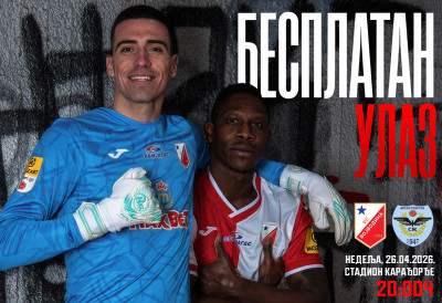 ФК ВОЈВОДИНА: Бесплатно на Железничар, сви уз Вошу, до другог места!