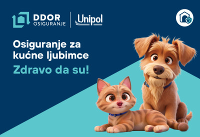 ДДОР лансирао „Здраво да су“, производ за осигурање кућних љубимаца
