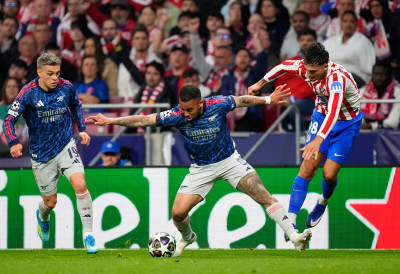 АТЛЕТИКО МАДРИД И АРСЕНАЛ РЕМИЗИРАЛИ У ПРВОМ МЕЧУ ПОЛУФИНАЛА ЛИГЕ ШАМПИОНА: Вече пенала у Мадриду, све ће се решавати у Лондону!