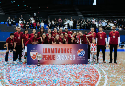 ЦРВЕНА ЗВЕЗДА ОДБРАНИЛА ТИТУЛУ ПРВАКА СРБИЈЕ: Црвено-беле и у трећем сусрету боље од Студента