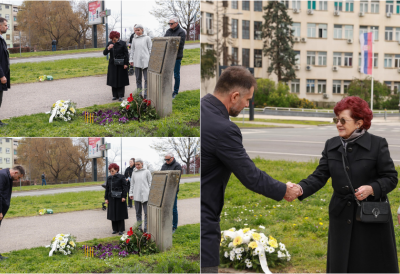 СЕЋАЊЕ КОЈЕ НЕ БЛЕДИ: 27 ГОДИНА ОД СТРАДАЊА ОЛЕГА НАСОВА Градоначелник Мићин положио венац код Варадинског моста