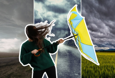 СПРЕМА НАМ СЕ ПОТОП?! Циклон са Јонског мора доноси обилне падавине, бујице пробијају корита, снег ломи гране