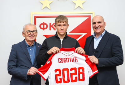 ВАСИЛИЈЕ СУБОТИЋ ПРОДУЖИО УГОВОР СА ЦРВЕНОМ ЗВЕЗДОМ: У црвено-белом до 2028. године