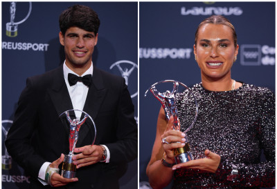 (ФОТО) ЛАУРЕУС НАГРАДЕ: Алкараз и Сабаленка спортисти године, Ђоковић водитељ