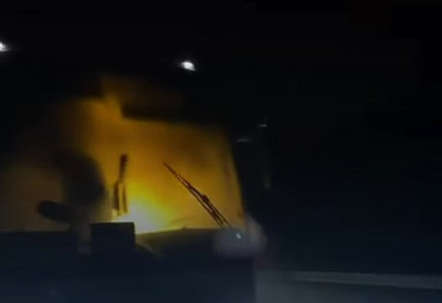 ГОРИ АУТОБУС НАВИЈАЧА НОВОГ ПАЗАРА! Драма после меча на „Маракани“ (ВИДЕО)