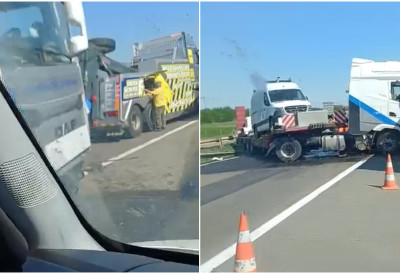 ДРАМА НА АУТО-ПУТУ Шлепер изазвао потпуни застој, саобраћај паралисан ка престоници