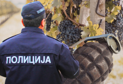 ОРАЛИ ВИНОГРАД ПА НАЛЕТЕЛИ НА ГРАНАТУ! Јагодинска полиција на ногама, ово су прве информације