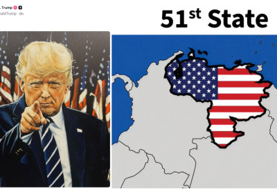 ТРАМП ПОНОВО ШОКИРА: Објавио карту Венецуеле као 51. државе САД - КАРАКАС ПОРУЧУЈЕ ДА НЕЋЕ ОДУСТАТИ ОД СУВЕРЕНИТЕТА