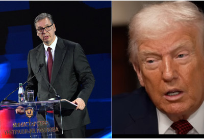ВУЧИЋ ОДЈЕКНУО У САД, ТРАМПОВ МЕДИЈ ПРЕНОСИ СВАКУ РЕЧ Председник Србије отворено о Клинтоновима, НАТО бомбардовању и тајним порукама Марка Рубија!