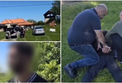 (ВИДЕО) Погледајте како је УХАПШЕН УБИЦА ИЗ ОБРЕНОВЦА Инспектори га бацили на земљу! Комшије и даље у ШОКУ: Сви смо ван себе, нико НЕ МОЖЕ ДА ВЕРУЈЕ да се овако нешто догодило