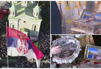 КНЕЗ ЛАЗАР БРИЖНО ЧУВАО ПОЈАС ПРЕСВЕТЕ БОГОРОДИЦЕ Реликвија стигла након шест и по векова у српску престоницу, израђен од камиље длаке а ево шта га још краси
