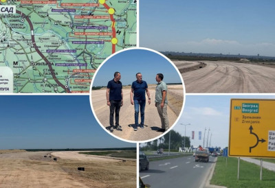 СВЕ ИНТЕНЗИВНИЈИ РАДОВИ НА ПРВОМ АУТО-ПУТУ НА ТЕРИТОРИЈИ БАНАТА Трасира се саобраћајница у Јабучком и Мужљанском риту "ВОЈВОЂАНСКО П" ПОЛАКО ДОБИЈА ОБРИСЕ