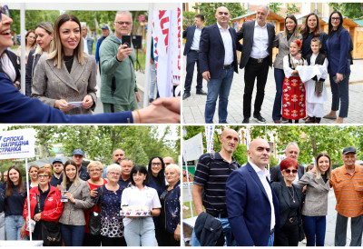 (ФОТО) ПОТПРЕДСЕДНИЦА ВЛАДЕ АДРИЈАНА МЕСАРОВИЋ У БАЧКОЈ ПАЛАНЦИ Са грађанима и министри Павков, Жарић Ковачевић и Гајић ЕВО КОЈЕ СУ КЉУЧНЕ ПОРУКЕ ПОСЛАЛИ