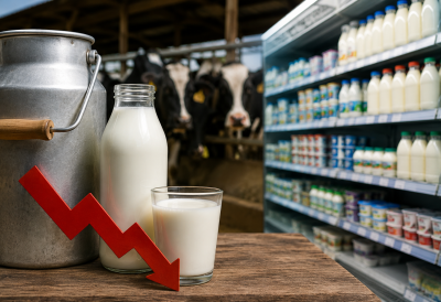 ЛИТАР ЗА 25 ДИНАРА, У ПРОДАВНИЦИ НИШТА ЈЕФТИНИЈЕ Фармери траже помоћ државе јер ГУБЕ МИЛИОНЕ због смањења откупне цене млека