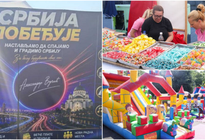 HILjADE GRAĐANA NA PUTU KA CENTRU BEOGRADA GDE ĆE SE ODRŽATI VELIČANSTVENI SKUP Prestonica spremno dočekuje reke ljudi