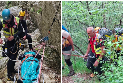 (FOTO) DRAMA U KANjONU NEVIDIO! Spasioci izvukli povređenog turistu iz jednog od najneprohodnijih predela Evrope