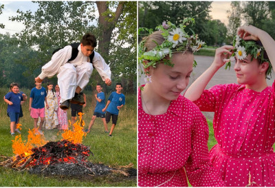 (FOTO) PRESKAKANjE VATRE I DANAS OKUPLjA BUNjEVCE U MALOJ BOSNI Drevni ritual prkosi zaboravu