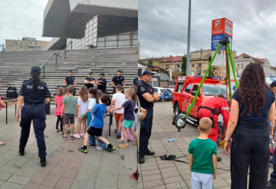 (ФОТО, ВИДЕО) Дан полиције на платоу Спенса Грађани могу да разгледају опрему и разговарају са полицајцима