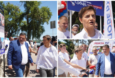„Sve je jasno, blokaderi ne mogu da pobede“ Ana Brnabić iz Zemuna poručila: Srbija ide napred uprkos napadima i opstrukcijama