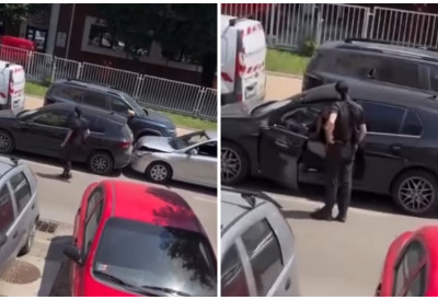 (VIDEO) Lančani sudar blokirao Kosovsku ulicu! Stvaraju se zastoji