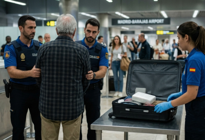 Filmsko hapšenje u Španiji: Švedski penzioner (86) pao sa 5 kilograma kokaina na aerodromu u Madridu!