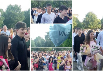 (VIDEO) Veliki dani za male maturante! Pogledajte kako je danas slavilo PET ODELjENjA OSMAKA iz OŠ „Miloš Crnjanski“ na Satelitu: KRAJ JEDNOG POGLAVLjA, POČETAK NOVIH SNOVA