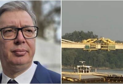 PREDSEDNIK SRBIJE SUTRA U NOVOM SADU Vučić prisustvuje spajanju konstrukcije na MOSTU PREKO DUNAVA u okviru Fruškogorskog koridora