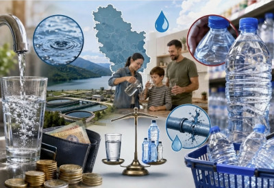 Колико домаћинства у Србији плаћају воду и где је најскупља? Плаћате 60 динара литру воде из продавнице, а 10 пара за литар воде из чесме