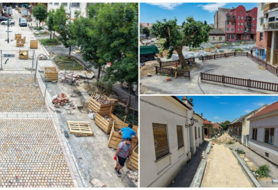(ФОТО) АЛМАШКИ КРАЈ СЕ ПРЕТВАРА У ЛУКСУЗНУ ШЕТАЛИШНУ ЗОНУ Радови не стају на платоу, ево докле се стигло са поплочавањем