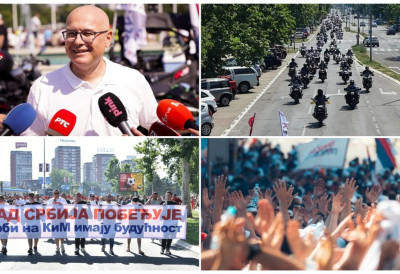 (FOTO) STOTINE HILjADA LjUDI U BEOGRADU, SRBIJA POBEĐUJE Lider SNS Vučević nakon masovnog skupa: Idemo zajedno u budućnost, obezbedićemo ono što je najbolje za naše ljude