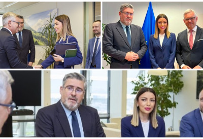 СРБИЈА ПОСВЕЋЕНА ЕВРОПСКОМ ПУТУ Министарка Месаровић у Бриселу: Наша држава препозната као поуздан и одговоран партнер, посвећен дијалогу
