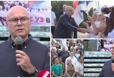 ЛИДЕР НАПРЕДЊАК ВУЧЕВИЋ ПОСЛАО МОЋНУ ПОРУКУ ИЗ МАЛЕ ПЛАНЕ Будите на правој страни, бирамо будућност Србије ЕВО ШТА ЈЕ РЕКАО ЗА БЛОКАДЕРСКУ ЛИСТУ