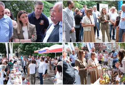 (ФОТО) МИНИСТАРКА МЕСАРОВИЋ И ПРЕДСЕДНИЦА ПОКРАЈИНСКЕ ВЛАДЕ МАЈА ГОЈКОВИЋ ПОСЕТИЛЕ СТАРУ ПАЗОВУ Општина за понос, са изразито јаком економском и привредном снагом ДОБРО МЕСТО ЗА ЖИВОТ